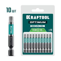KRAFTOOL OPTIMUM TX 30, 50 мм, 10 шт, биты (26126-30-50-10) - 1