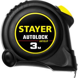 STAYER  AutoLock, 3 м х 16 мм, рулетка с автостопом (2-34126-03-16) - 5