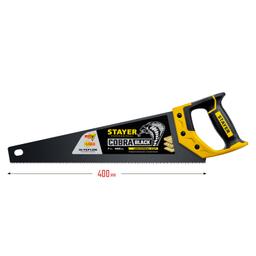 STAYER Cobra Black, 400 мм, универсальная ножовка, Professional (2-15081-40) - 7