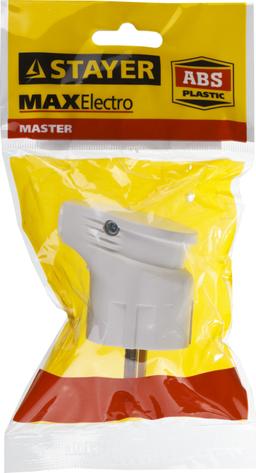 STAYER MAXElectro, белая, 16 А/220 В, 1300 Вт, угловая вилка (55161-W) - 2