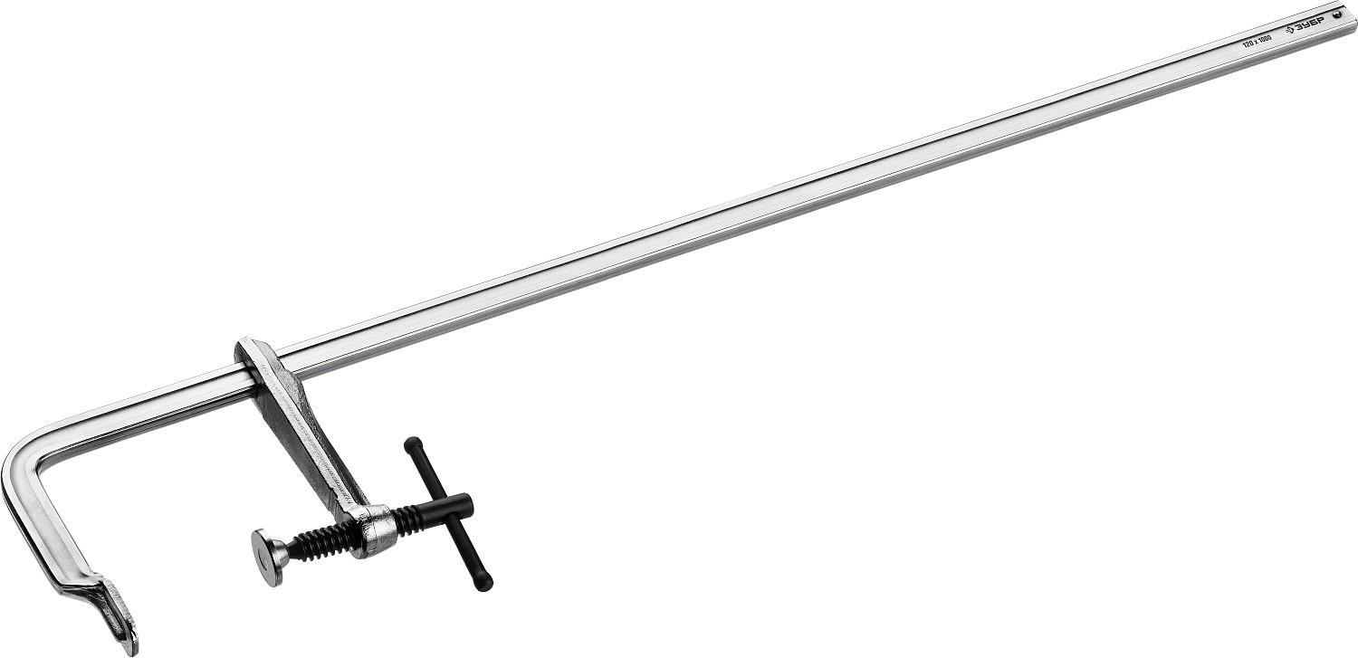 ЗУБР  КС-1000/120, F, 1000 х 120 мм, цельнокованая струбцина, Профессионал (32157-120-1000)