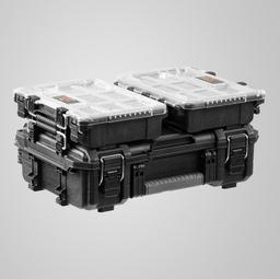 KETER ROC PRO GEAR 2.0 (14″) пластиковый органайзер, 7 съемных лотков (38376) - 6