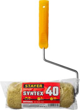 STAYER  SYNTEX, 40 х 180 мм, бюгель 6 мм, ворс 18 мм, полиакрил, все виды ЛКМ, малярный валик (0319-18) - 2