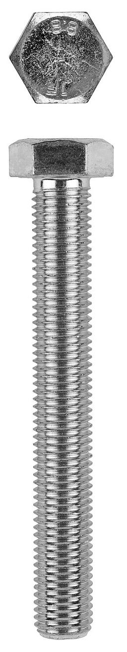 KRAFTOOL DIN 933, кл. пр. 8.8, M20 х 50 мм, цинк, 10 шт, болт (303074-20-050) - 1