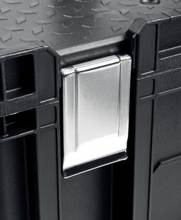 KETER SMART ROLLING, 564 х 373 х 700 мм, (22"), набор пластиковый ящик-тележка + ящик для инструментов + ящик органайзер (38390-22) - 2