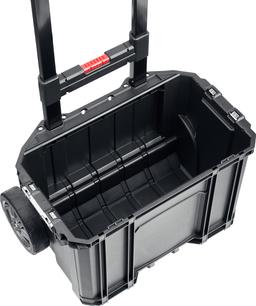 KETER SMART ROLLING, 564 х 373 х 700 мм, (22"), набор пластиковый ящик-тележка + ящик для инструментов + ящик органайзер (38390-22) - 5
