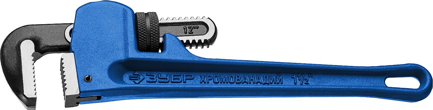 ЗУБР Стиллсон, 1.5", 300 мм, трубный разводной ключ, Профессионал (27339-1)
