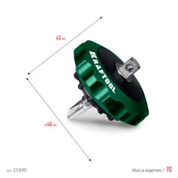 KRAFTOOL SPACE Ratchet суперкомпактная реверсивная трещотка для бит и головок (25890) - 4