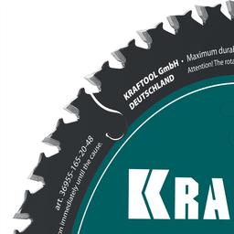 KRAFTOOL Slim wood cut 165 х 20 x 1.6 мм, 48Т, диск пильный по дереву, (36955-165-20-48) - 3