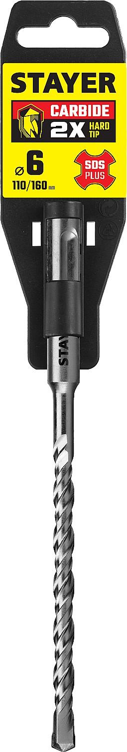 STAYER 6 x 160 мм, SDS-plus бур, Professional (2930-160-06) - 2