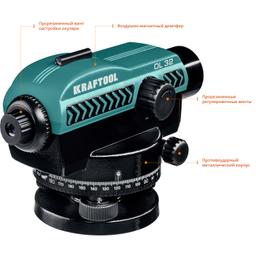 KRAFTOOL OL-32 100 м, оптический нивелир (34520) - 5