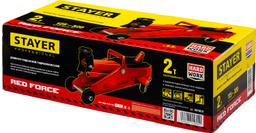 STAYER  R-22 RED FORCE, 2 т, 125 - 320 мм, подкатной домкрат для легковых а/м, Professional (43152-2) - 3