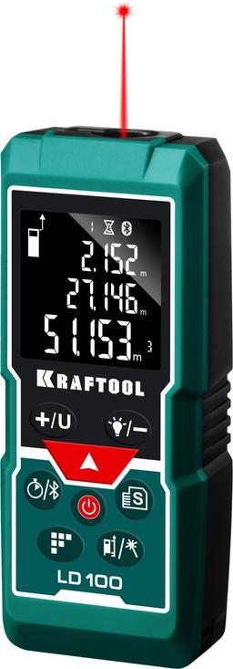 KRAFTOOL  LD-100, 5 см - 100 м, лазерный дальномер (34765) - 1