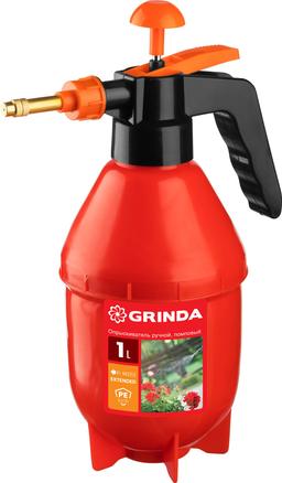 GRINDA  PS-1E, объем 1 л, ручной, с удлинённым соплом, колба из полиэтилена, помповый опрыскиватель (40366) - 1