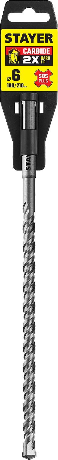 STAYER 6 x 210 мм, SDS-plus бур, Professional (2930-210-06) - 2