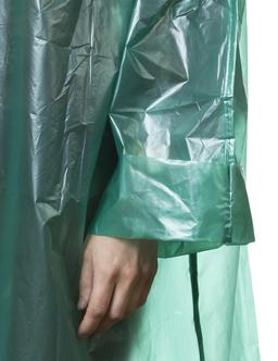STAYER полиэтилен, зеленый, S-XL, 50 микрон, плащ-дождевик (11610) - 3