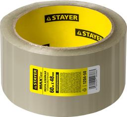 STAYER Max Tape, 48 мм, 60 м, 45 мкм, прозрачная, клейкая лента (1204-50) - 2
