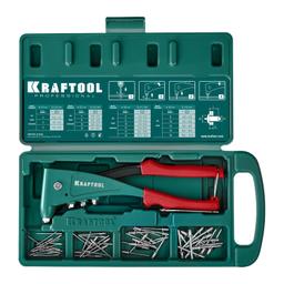 KRAFTOOL X-5F, 2.4 - 4.8 мм, удержание заклепки, литой заклепочник в кейсе (31173-H6) - 8