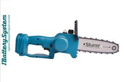 CSC1808BL Аккумуляторная цепная пила б/щ Sturm!, 18 В, 1BatterySystem, шина 20 см, без ЗУ и АКБ - 7