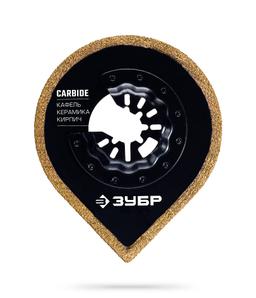 ЗУБР CARBIDE ВК8 Р60, 70x1.8 мм полотно дисковое угловое с твердосплавной крошкой: керамика, кирпич, пенобетон, StarQuick (15579-70) - 1