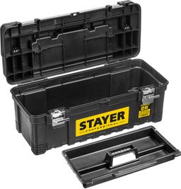 STAYER JUMBO-26, 650 x 280 x 270 мм, (26"), пластиковый ящик для инструментов, Professional (38003-26) - 4