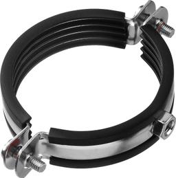 ЗУБР 2 1/2", цинк, 6 шт, трубный хомут с гайкой (37850-75-80) - 1