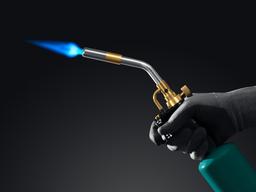 KRAFTOOL KF-9000, с пьезоподжигом на баллон турбо нагрев + 30% 2000°C, Газовая горелка Blue Fire (55510) - 5