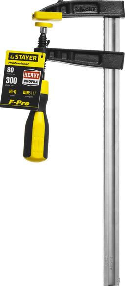 STAYER Hercules-F HF-30/8, 80 х 300 мм, усиленная струбцина F, Professional (32095-080-300) - 2
