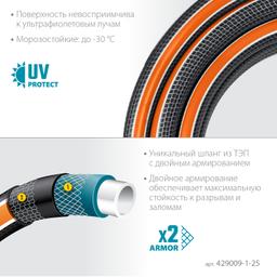 GRINDA ULTRA 6, 1", 25 м, 20 атм, шестислойный, двойное армирование, поливочный шланг, PROLine (429009-1-25) - 5
