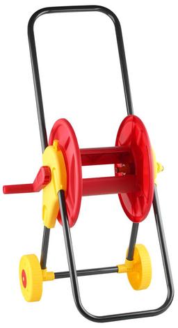 GRINDA для шлангов 45 м x 1/2" и 20 м х 3/4", на колёсах, телескопическая рукоятка, катушка для шланга (8-428425) - 1