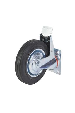 Колесо поворотное резина SCb 80 200 мм с тормозом (F), 1001720 - 1