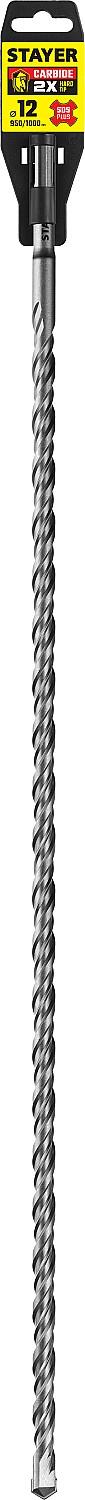 STAYER 12 x 1000 мм, SDS-plus бур, Professional (2930-1000-12) - 2
