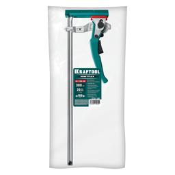 KRAFTOOL KRAFTFLEX, KLT-300, 300/60 мм, универсальная, цельнокованая, рычажная, быстрозажимная, в T-track струбцина (32331-300) - 2