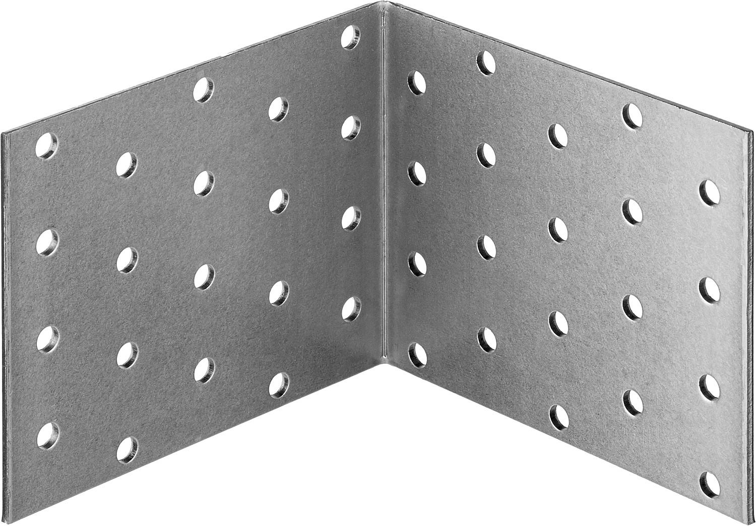 ЗУБР УКР-2.0, 80 x 100 x 100 x 2 мм, цинк, равносторонний крепежный уголок (310206-080-100)