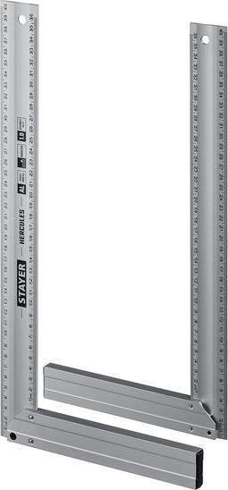 STAYER 400 мм, жесткий столярный угольник, Professional (3432-40) - 6