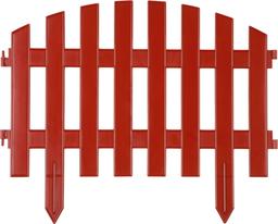 GRINDA Ар Деко, 28 х 300 см, терракот, 7 секций, декоративный забор (422203-T) - 1