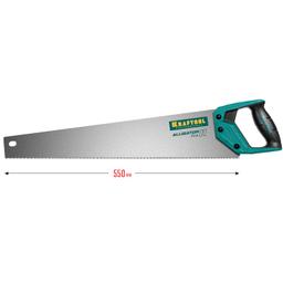 KRAFTOOL Alligator Fine 11, 550 мм, ножовка для точного реза (15203-55) - 2