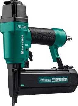 KRAFTOOL F18/50C, пневматический нейлер-степлер 18Ga 2-в-1 для скоб тип 55 и гвоздей тип 300, (31962) - 1
