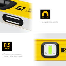 STAYER PRO STABIL, 400 мм, усиленный профиль, магнитный уровень с поворотным глазком, Professional (3480-040) - 4