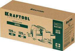 KRAFTOOL Steel, 125 мм, стальные слесарные тиски (32701-125) - 3