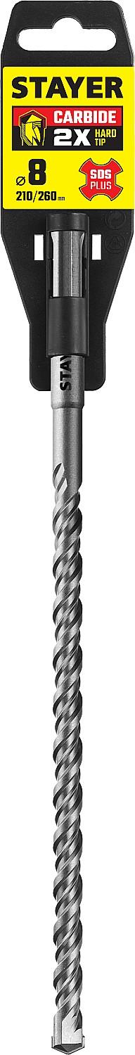 STAYER 8 x 260 мм, SDS-plus бур, Professional (2930-260-08) - 2