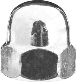 ЗУБР DIN 1587, M10, цинк, 5 кг, колпачковая гайка (303680-10) - 1