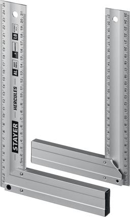 STAYER 250 мм, жесткий столярный угольник, Professional (3432-25) - 6