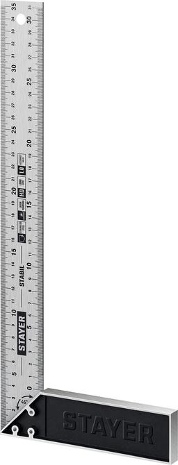 STAYER 350 мм, столярный угольник, Professional (3431-35) - 4