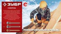 ЗУБР ПШМ 16 х 4.2 мм, саморез с пресс-шайбой, цинк, 13.21 кг (8000 шт.) (4-300190-42-016) - 5