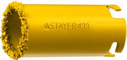 STAYER 33 мм, L 55 мм, карбид вольфрама, кольцевая коронка, Professional (33345-33) - 1