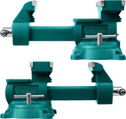 KRAFTOOL Reversible 200 мм, расход 368 мм, Слесарные тиски (32705-200) - 9