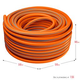 GRINDA FLEX 3, 3/4", 50 м, 20 атм, из термоэластопласта, трёхслойный, армированный, гибкий, поливочный шланг, PROLine (429008-3/4-50) - 2