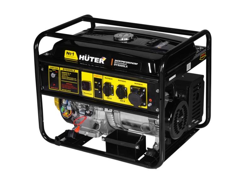 Портативный бензогенератор Huter DY8000LX