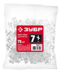 ЗУБР 7 мм, 75 шт, крестики для плитки (33811-7) - 2